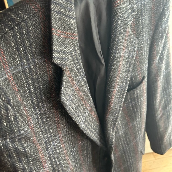 Vintage 80s Sears Blazer Wool Blend Suit Coat Jacket Size 42 R - Picture 10 of 16
